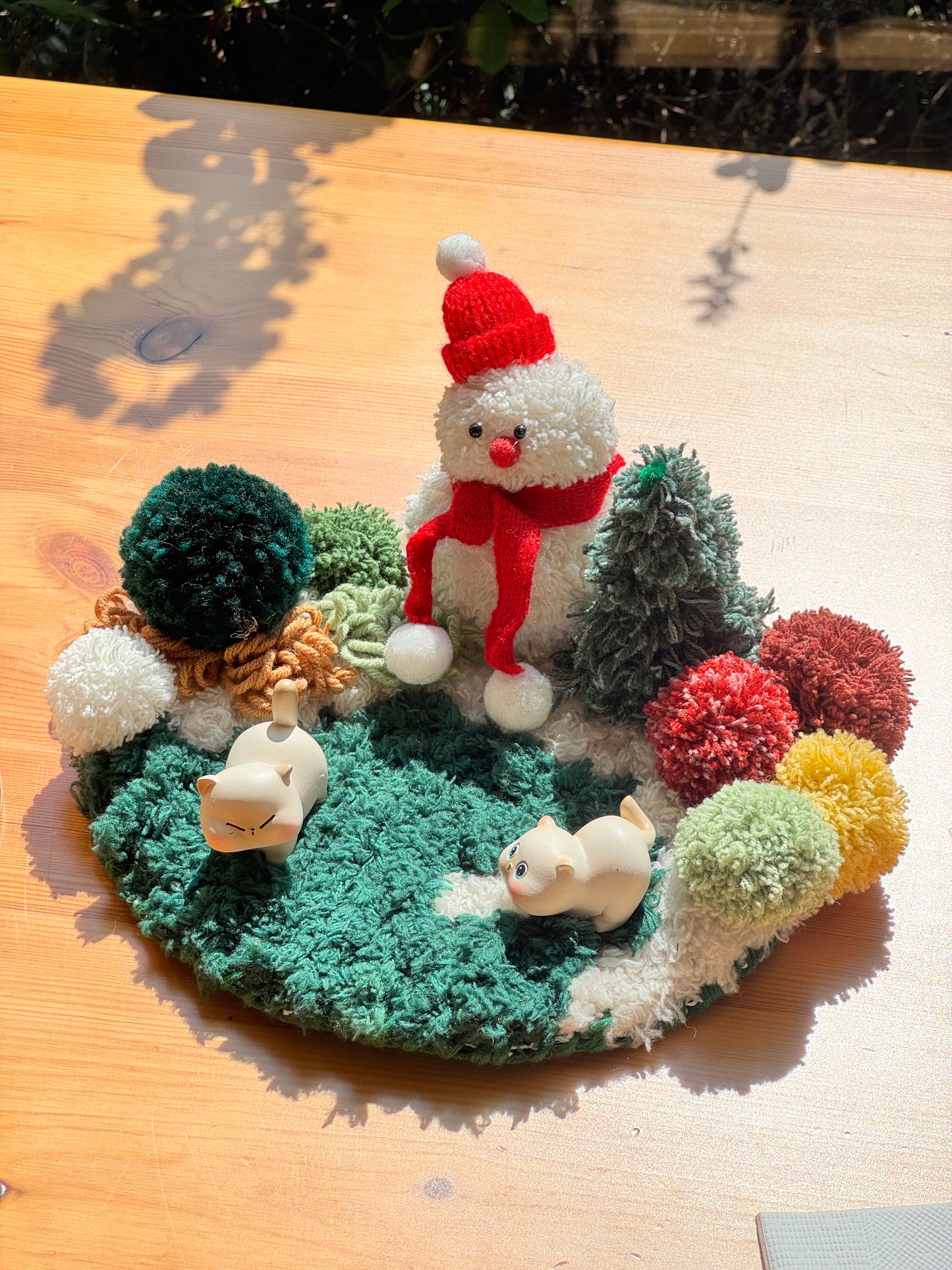 Snowman Coaster - Latch Hook DIY Kit