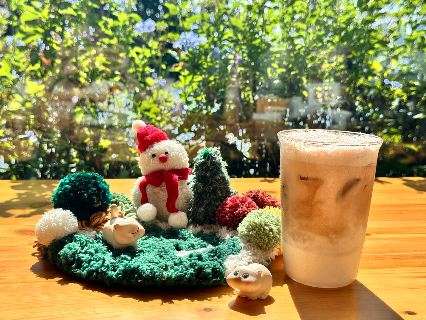 Snowman Coaster - Latch Hook DIY Kit