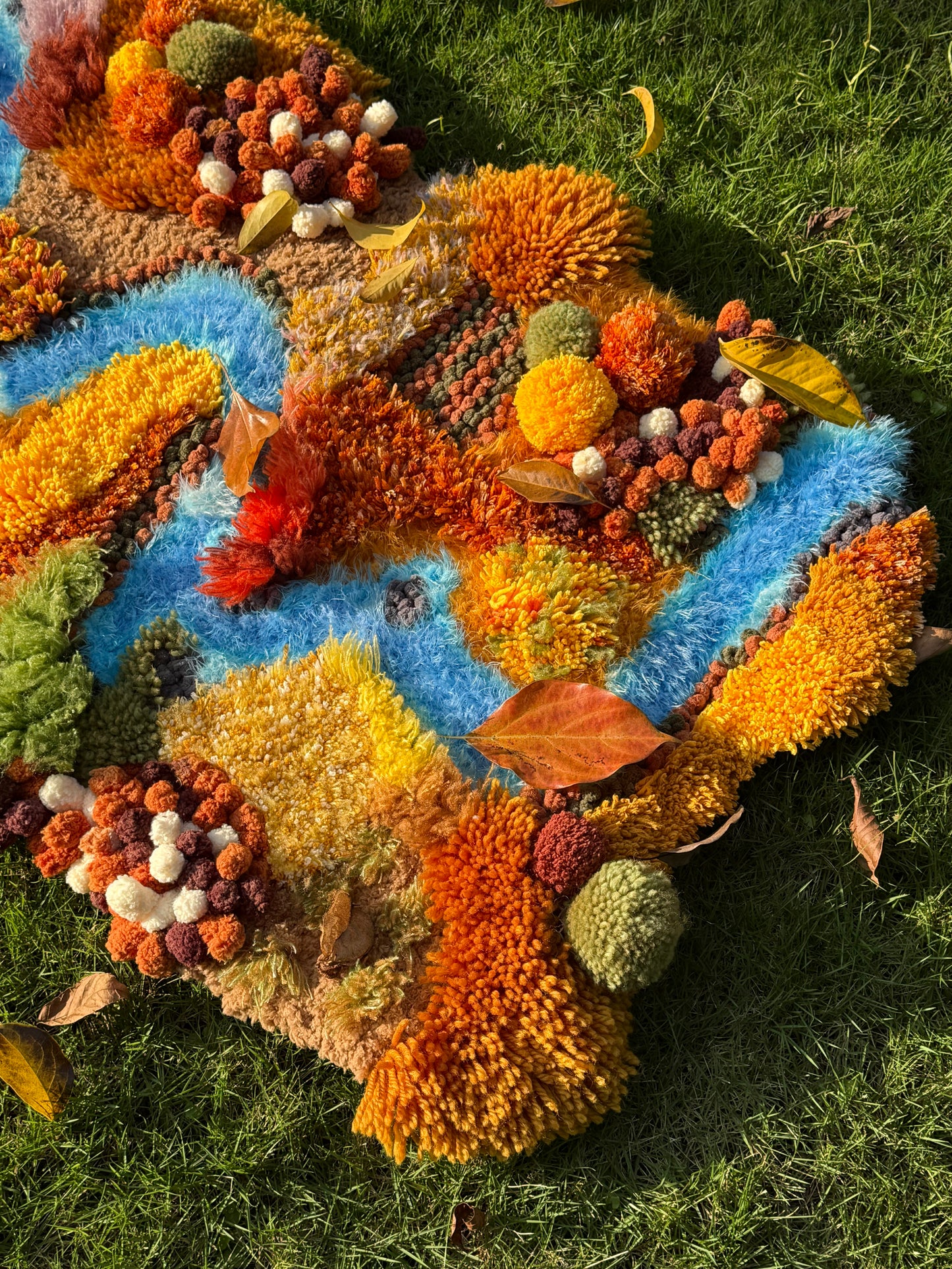 Amber Valley - Latch Hook Rug DIY Kit – 3D Moss Landscape