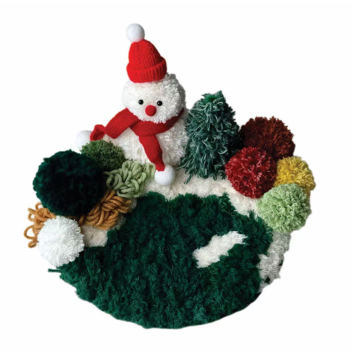 Snowman Coaster - Latch Hook DIY Kit